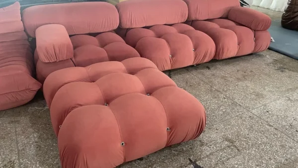 Modern Living Room Mario Sofa Leisure Modular Sofa Comfortable Durable Boucle Couch for Home Furniture Set Sectional sofa - Image 5