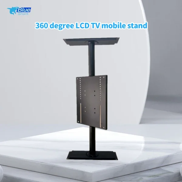 360 Degree Manual Rotate TV Holder Stand Max 75 Inches Swivel TV Stand Manual Custom Large Size Rotate TV Stand