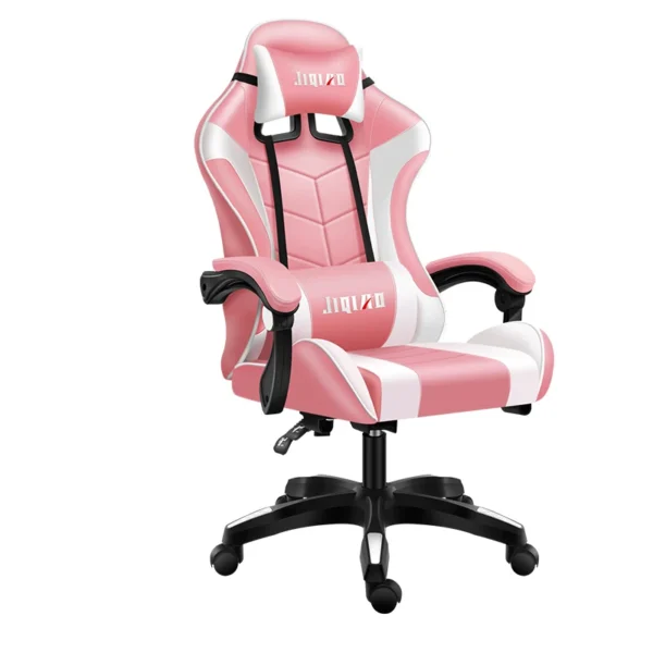 Hot Sale Luxury Gaming Silla Gamer Computer Chair Massage PU Leather Black White Pink Scorpion Racing Gaming Chairs - Image 6
