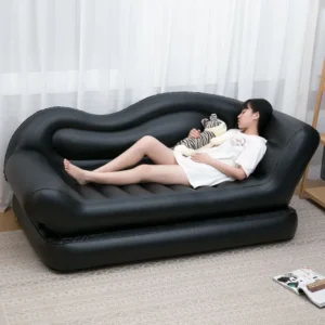 Portable and Foldable Inflatable Air Couch Bed Sofa Mattress