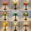 Table Lamp Tifani Lampen Tifany Lamparas De Mesa Design Retro Glass Stained Lampada Da Tavolo 8 Inch Tiffany Table Lamps - Image 6
