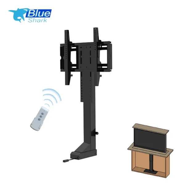 Hot Sale Motorized TV Lift Height Adjustable Electric TV Stand Remote Control TV Lift - Image 2