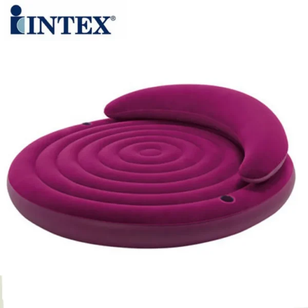 Intex 68881 Convertible Inflatable Air Bed Round Inflatable Ultra Daybed Lounge Sofa Furniture - Image 6
