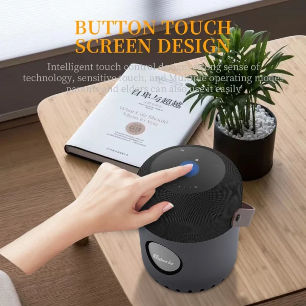 100W Wireless Portable Speaker Subwoofer with Touch Panel Button RGB LED Light Deep Bass 360 Surrounding Sound TWS TF Card U Dis - Image 2