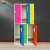 Professional direct custom logo 6 Door Metal Structure Steel Wardrobe Lockers Cabinet - Image 3