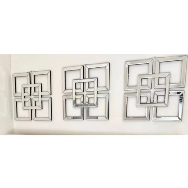 50 Novel mirrored furniture wall decor art mirrors decoration wall mirror home decor for living room - Image 3