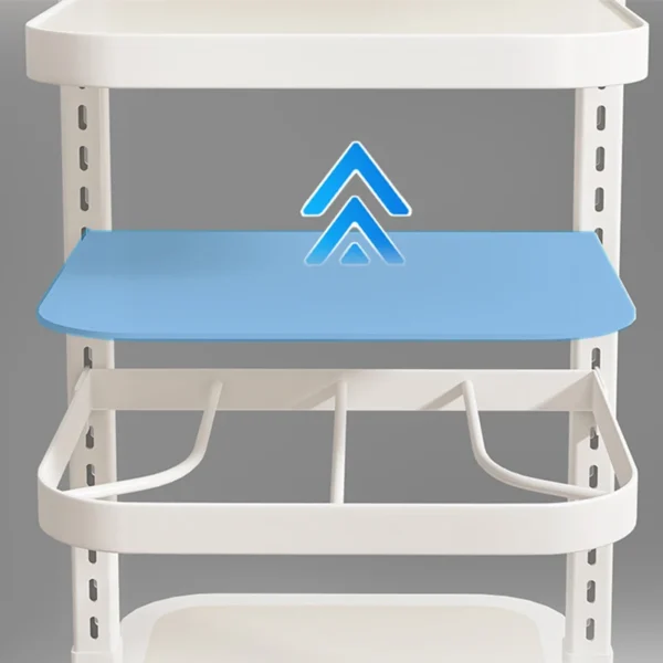 3-tier standing Double Row removable display storage Board shelf rack for bathroom kitchen living room office organizer holder - Image 2