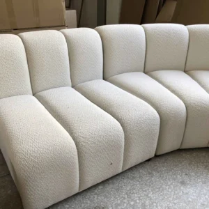 DISEN modern design modular channel sofa Belgium boucle sectional living room sofas