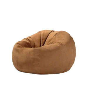 Living Room Furniture Orange Corduroy Lazy BeanBag Sofa Chairs Lounger Seat Puff asiento Couch Tatami Bean Bag Cover