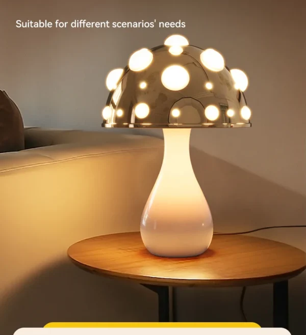Creative led desk lamp modern Luxury nordic indoor decoration light Mushroom table lamp - Image 4