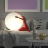 Living room home decor humanoid holding led table lamp resin minimalist desk lamp hotel bedroom bedside modern luxury table lamp - Image 2
