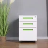 Cheap price office furniture mobile pedestal filing cabinet 3 drawer storage cabinet Muebles De Archivos Movibles - Image 3