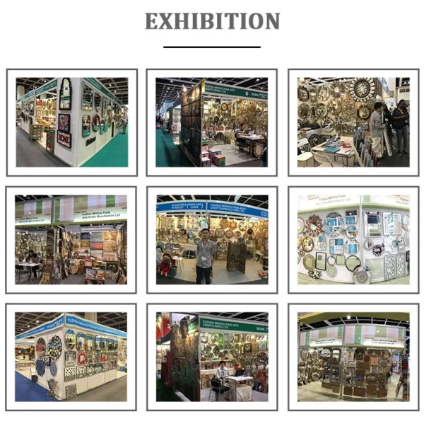 44.5*59.7cm New Design Simple Irregular mirror living room frame wall hanging mirror wall hanging table mirror - Image 4