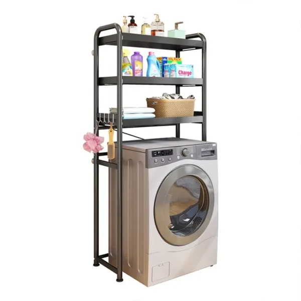 New 2layer metal bathroom Storage Holders makeup corner organizer washing machine shelf accessories counter toilet rack - Image 6