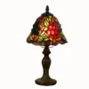 American Rural Vintage Grape Art Table Lamp Tiffany Stained Glass Bar Dining Room Bedside Small table lamp shade - Image 6