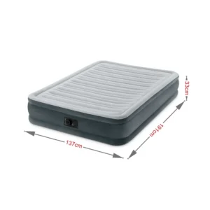Intex 67768 Plush Elevated Air bed Series PVC Inflatable  Air Mattress With Built-in Electric Pump