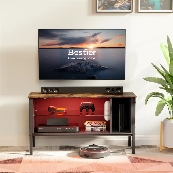 Gaming Tv Cabinet Designs Set Modern Minimalist Tv Stand Cabinets Bedroom Small Apartment Light Luxury Tv Cabinet - Image 2