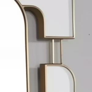 61CM design mirrored Design Metal home wall house Decor Art living room decoration Hanging