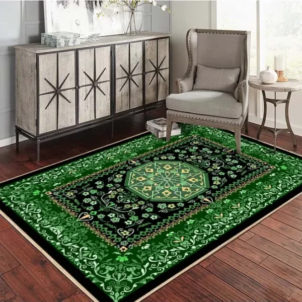 Custom digital printed  Living room fur rug polyester Soft Modern anti slip Kilim  Area Rugs