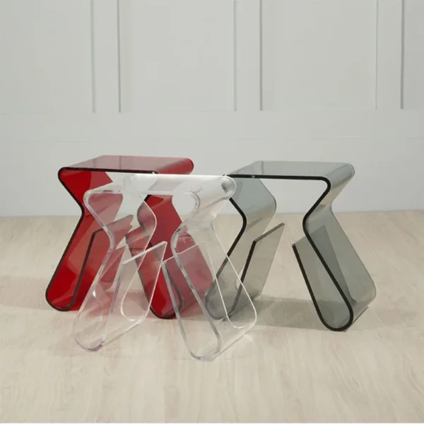 Nordic Small Coffee Table Acrylic Simple And Transparent Personality Light Luxury Movable Seating Corner Table Dropshipping - Image 6
