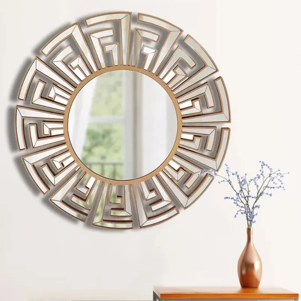 60cm Hot Sale Customized Wall Mirror Hanging Wall Decorative Art Hanging Decorative Glass Mirror - Image 6