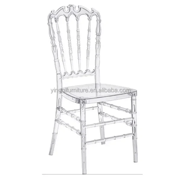 Hot Sale Cheap Crystal Clear Resin Wedding Acrylic Transparent Tiffany chiavari Chair - Image 2