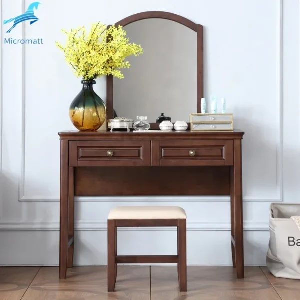 New Style Space Saver Walnut Color Furniture Living Dresser - Image 4