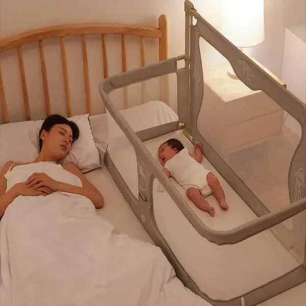 Baby products 3 In 1 Baby Bed Guardrail Crib For 0-36 months Infants Bed Barrier Safety Rail  Baby Cribs Adaptable To Bed - Image 6