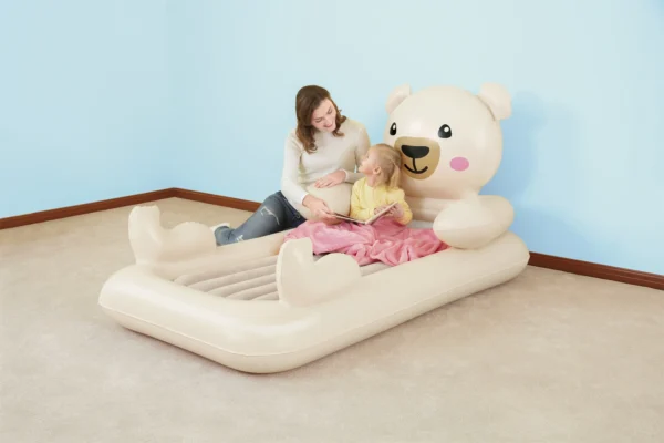 Bestway 67712 Inflatable Air Mattress Children Airbed DreamChaseer Teddy Bear - Image 2