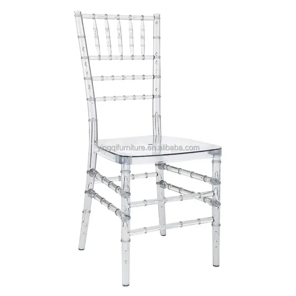 Hot Sale Cheap Crystal Clear Resin Wedding Acrylic Transparent Tiffany chiavari Chair - Image 5