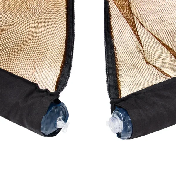 Patio Umbrella Mosquito Net Round Hanging  Nets Double Zipper Door Bed Canopy home garden outdoor - Image 4