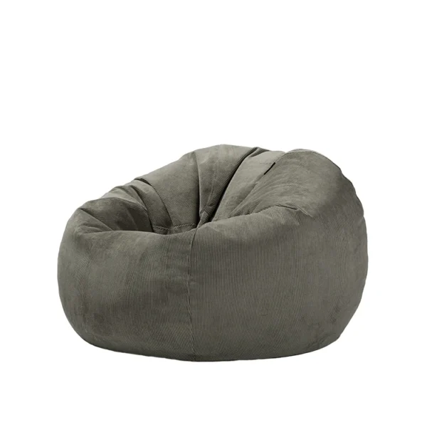 Living Room Furniture Orange Corduroy Lazy BeanBag Sofa Chairs Lounger Seat Puff asiento Couch Tatami Bean Bag Cover - Image 2