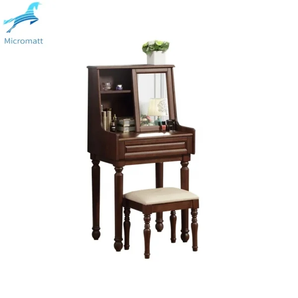 Factory Direct Selling Modern StyleStorable Walnut Color Furniture Sitting Bedroom Dressing Table - Image 5