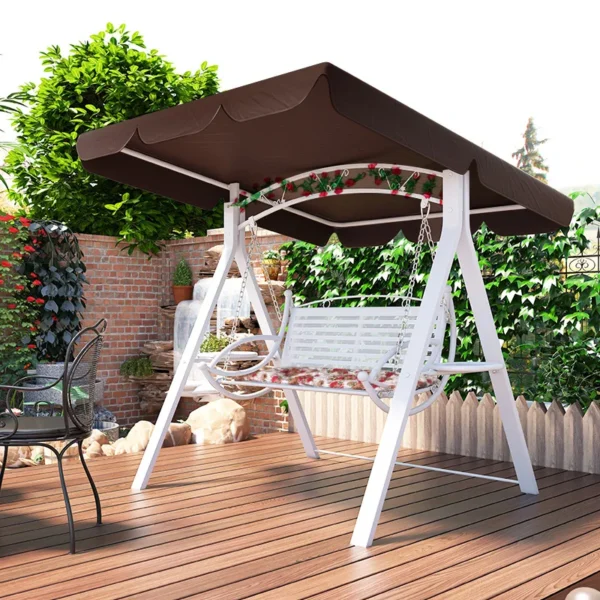 Swing Outdoor Courtyard balcony garden Iron art adult children hammock - Image 4