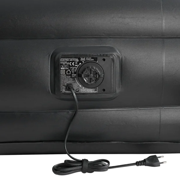 bedroom furniture Plush Material self air bed camping foldable air mattress - Image 4