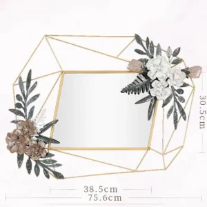 76*58 2024 large wall bedroom makeup mirrors bathroom home decor luxury art frame house decoration