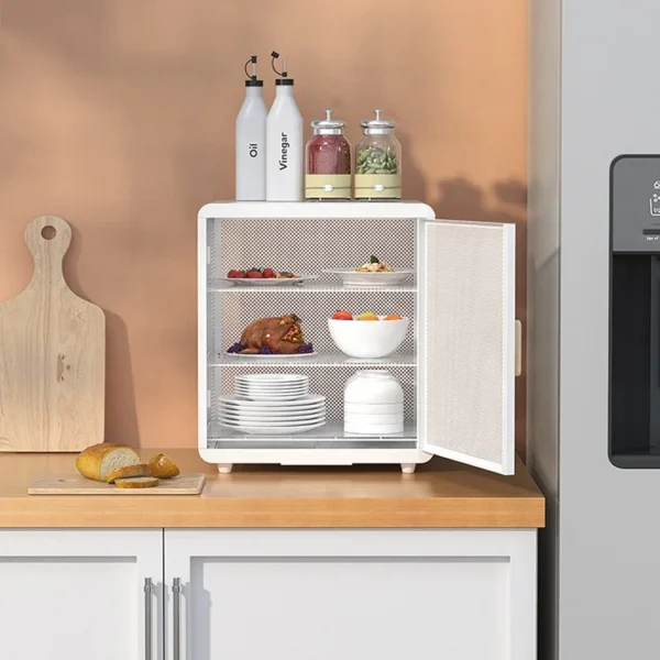 Multifunctional metal kitchen shelf dishware storage stand countertop dish drain rack cupboard storage rack organizers dish rack - Image 3