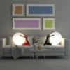 Living room home decor humanoid holding led table lamp resin minimalist desk lamp hotel bedroom bedside modern luxury table lamp - Image 4