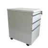 Office furniture supplier steel material 3 drawers movable file cabinet - Image 2