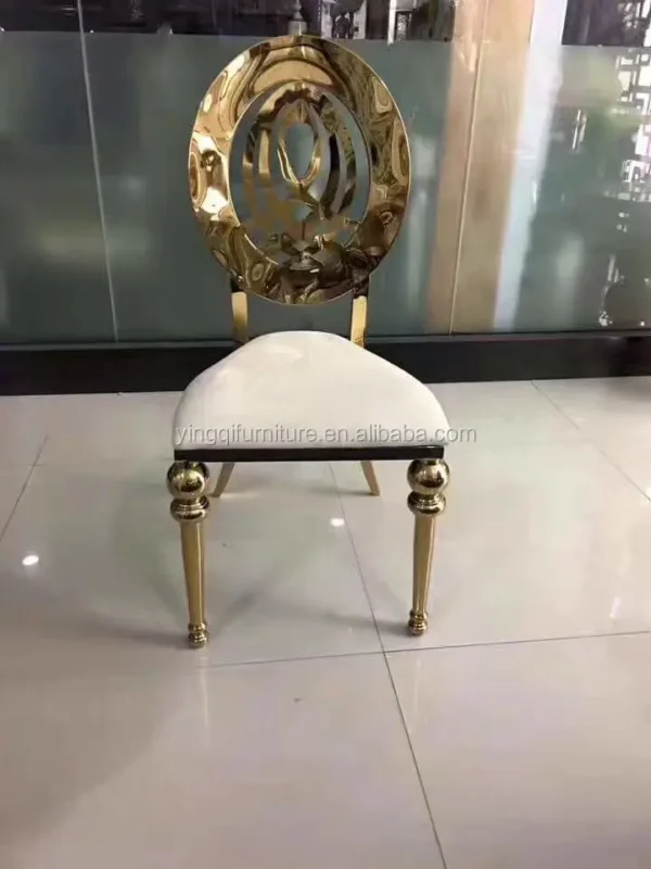Cheap stainless steel high back king throne chair - Image 3