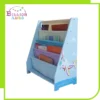 Beautiful Kinds of Wooden Children Canvas Bookcase School Library Book Display - Image 2