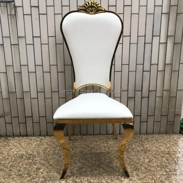 Cheap stainless steel high back king throne chair - Image 5