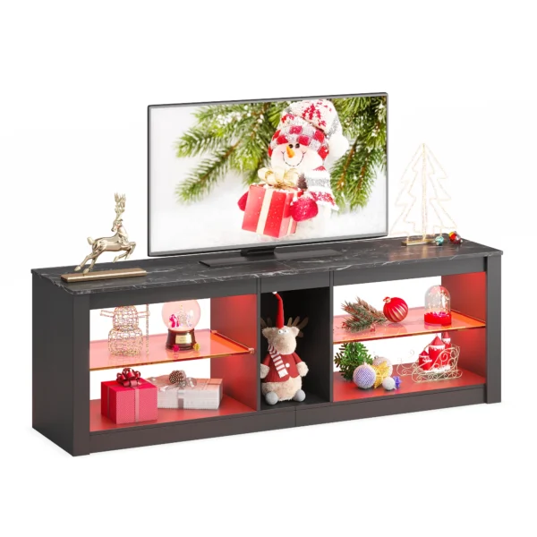 Modern Living Room Furniture Floating Wooden Tv Stand Console Cabinet Table For Bedroom - Image 6