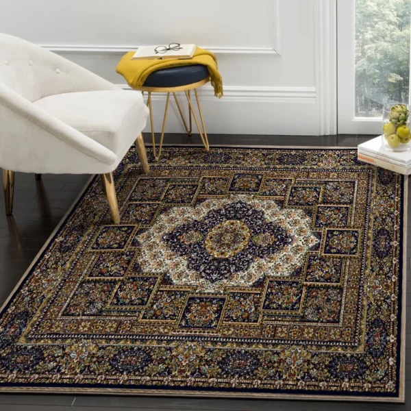 Persian carpet tiles for home boho velvet prayer mat gift fluffy fur carpet area rugs & sets - Image 2