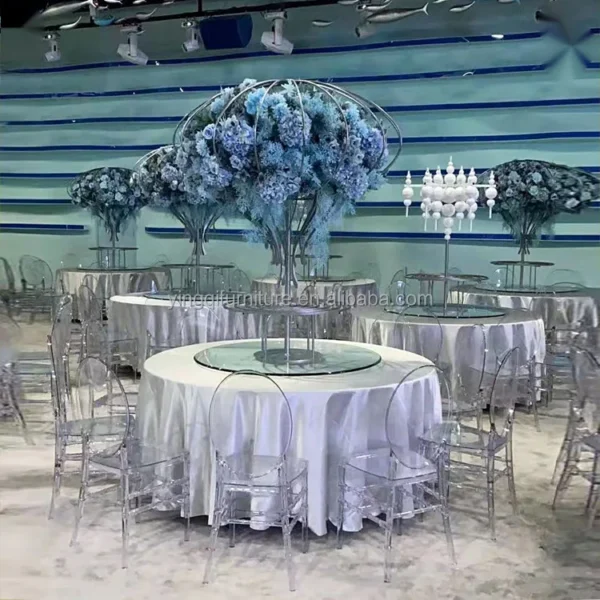 Hot Sale Cheap Crystal Clear Resin Wedding Acrylic Transparent Tiffany chiavari Chair - Image 6