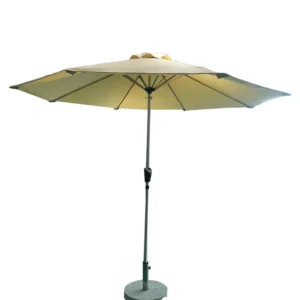 FEAMONT Hand Cranked Sunshade Parasol Supply UV Printed Patio Umbrella Waterproof Garden Cafe Fabric Umbrella