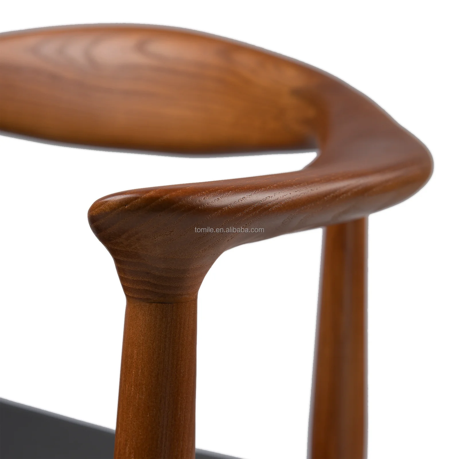 Modern Classic Living room the kennedy dinning chair leather seat solid wooden chair wegner armchair round chair