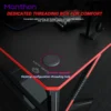 New Modern Custom Portable Adjustable L Shape RGB LED Lights Computer PC Gamer Gaming Table Desk - Image 2