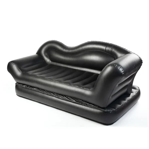 Portable and Foldable Inflatable Air Couch Bed Sofa Mattress - Image 6