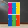 Professional direct custom logo 6 Door Metal Structure Steel Wardrobe Lockers Cabinet